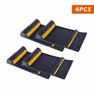 Rubber Parking Mat with 3M Self-Adhesive Tape and Install Kits 4PCS SKU: DH-IPB-8